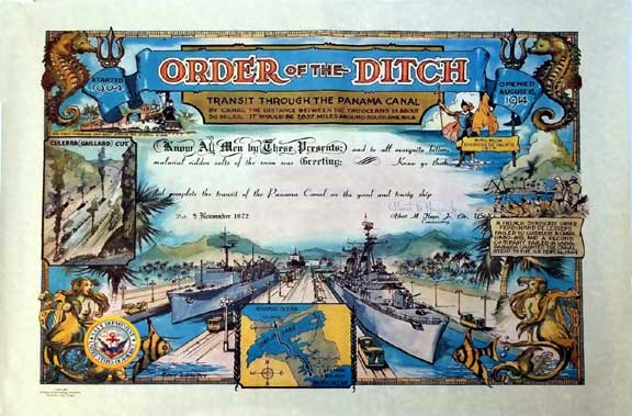 ORDER OF THE DITCH - certificate Used with permission. These certificates may be purchased from Tiffany Publishing Company. https://certificatesbytiffany.com