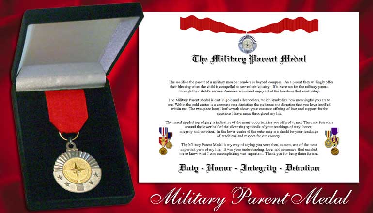 The Military Parent Medal