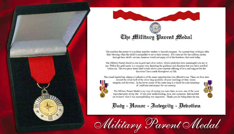 Military Parent Medal