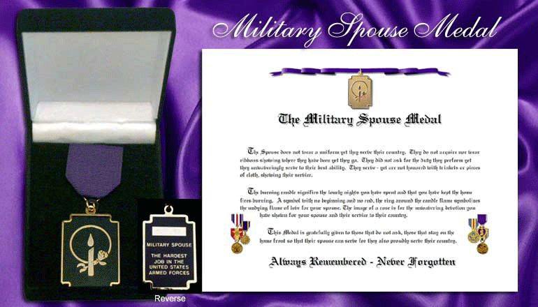 Military Spouse Medal